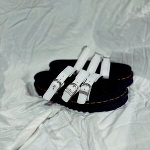 White Blaire Slide Doc Marten Sandals